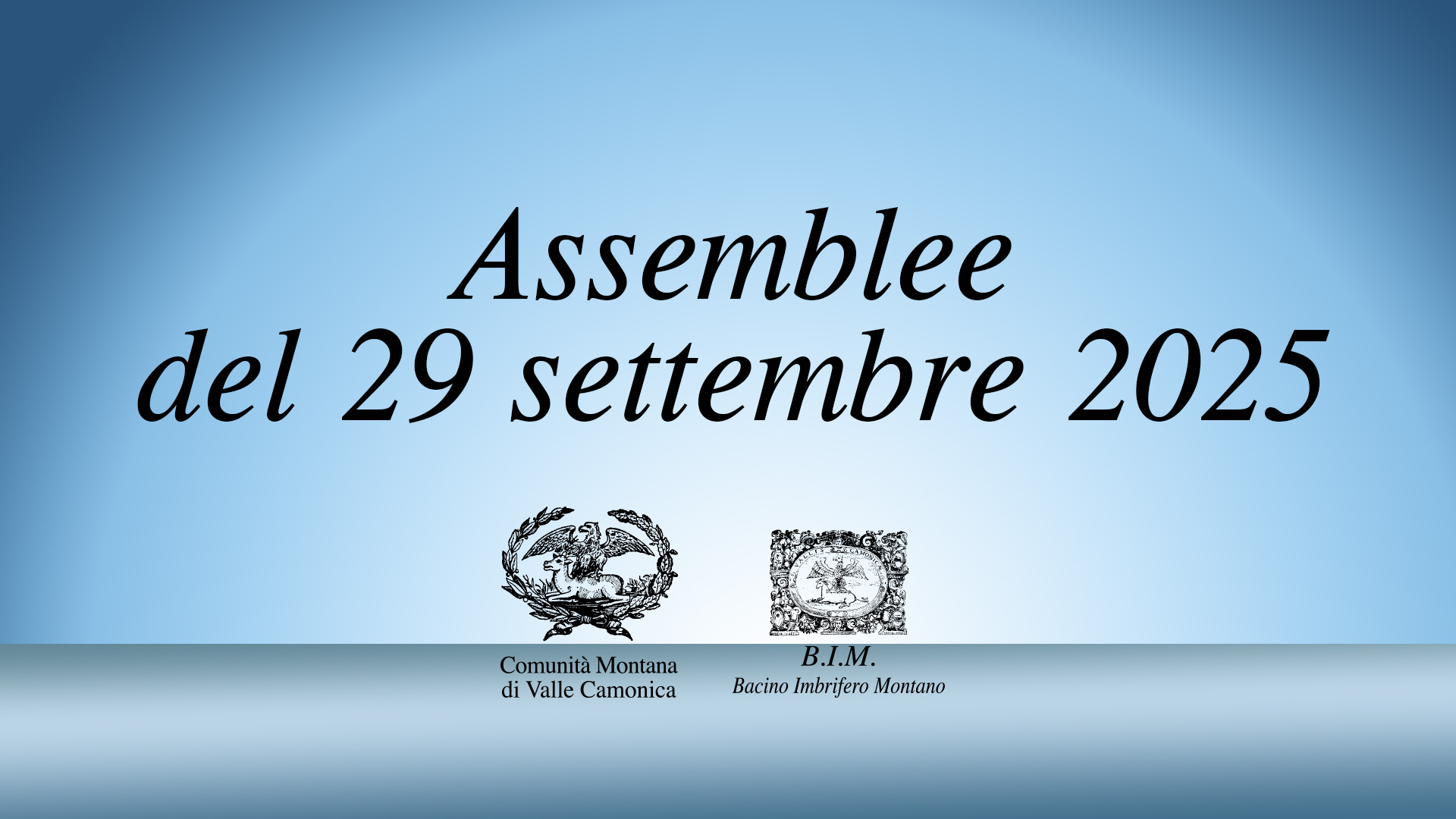 Assemblee di Lunedì 29 settembre 2025